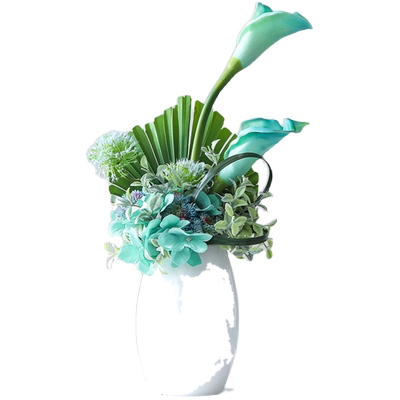 仿真花马蹄莲套装花艺样板房软装