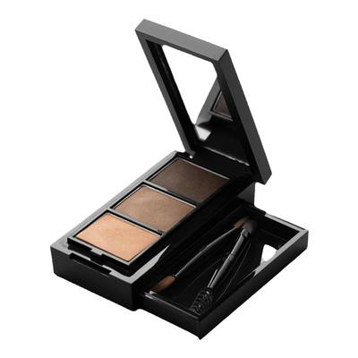 unny三色眉粉防水防汗不脱色自然不晕染官方旗舰店正品女盘黑茶灰