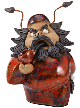 新中式钟馗香炉创意摆件