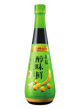 李锦记薄盐醇味鲜500ML
