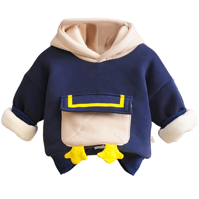 男童卫衣2025新款秋冬季加绒加厚