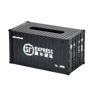 集装箱模型摆件仿真塑料纸巾盒礼品企业宣传送礼支持图文logo定制