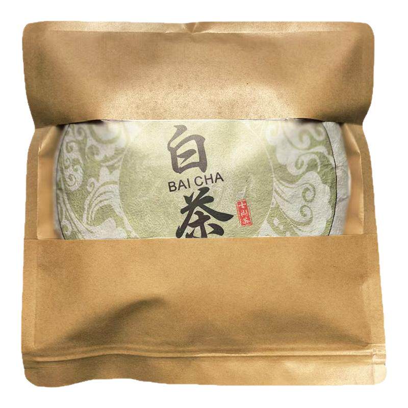 四海风物古树白茶茶叶云南临沧核心金乌白产区花香冰糖蜜甜茶饼