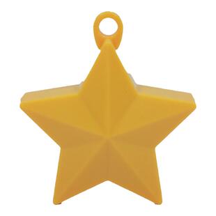 实心五角星配重氦气球生日派对婚礼策划金银色白色气球布置配重物