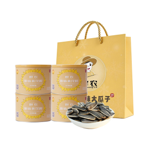 胖农原味瓜子220g*4罐桶装