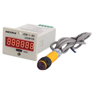 计数器电子记数器数显自动手动感应工业冲床智能点数JDM11-6H 24V