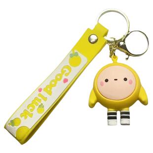 蛋仔派对周边玩具车钥匙挂件精致书包可爱风饰品立体公仔keychain