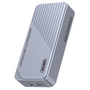 优越者80Gbps移动硬盘盒兼容雷电5/4USB4 M.2 NVMe固态硬盘盒外置