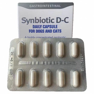普乐特新施百科狄Synbiotic D-C犬猫通用益生菌口服胶囊 总代授权
