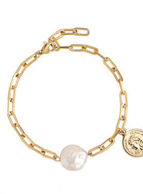 18k头像不褪色天然淡水珍珠定制