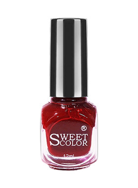 SweetColor红色免烤指甲油12ml