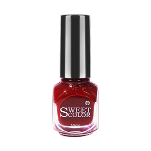 SweetColor红色免烤指甲油12ml