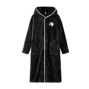 【陈哲远同款】海澜之家情侣睡袍25新款抗静电男女同款睡衣家居服