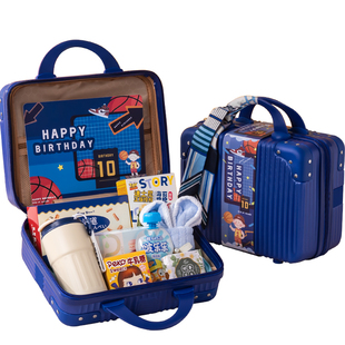 龙三叔高档十岁周岁生日宴伴手礼幼儿园宝宝满月百日零食礼盒回礼