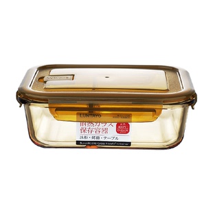 Luntayo玻璃保鲜盒食品级冰箱专用可微波炉加热饭盒大容量密封盒