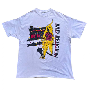 Bad Religion 乐队摇滚乐队周边高级感美式复古嘻哈半袖