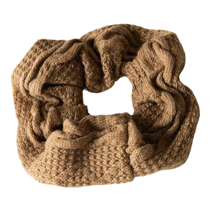 GUKUALI针织女皮筋毛衣搭子大肠发圈时髦范简约低马尾扎头发软糯