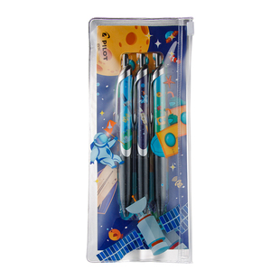 PILOT 百乐 限定款BXRT-V5开拓王中性笔科技时代可换芯宇航员月球