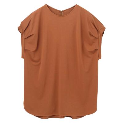 UNFILO接触凉感不易起皱BEAUTY FORM褶袖时尚适宜T恤女ONWARD