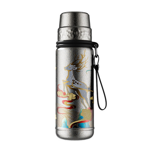 英国Bemega纯钛保温杯男女2025新款大容量钛杯茶水分离泡茶水杯子