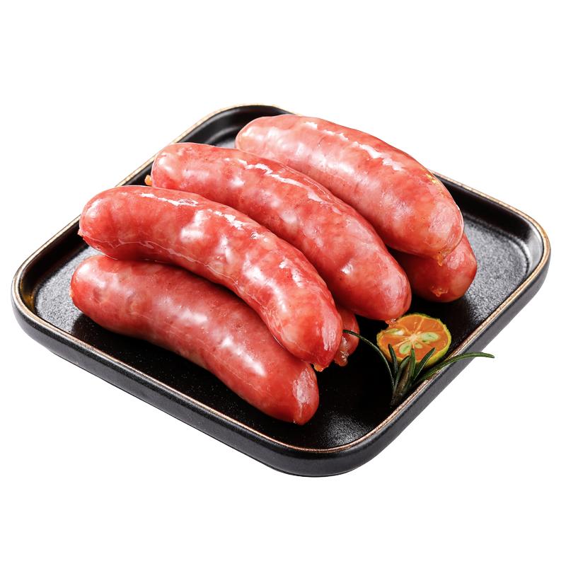 信华食品台式香肠50gx5根地道台湾烤肠纯肉热狗火山石早餐肠烧烤
