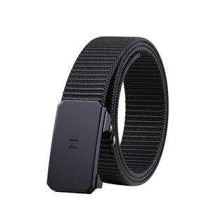 海澜之家皮带男士编织自动扣潮流新款帆布裤带休闲学生内穿腰带潮