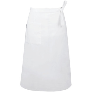 餐饮酒店厨师围腰饭店后厨师服务员厚料大口袋半身工作服防污围裙