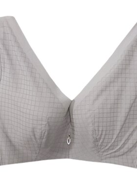大码薄款乳胶聚拢软钢圈宽带文胸