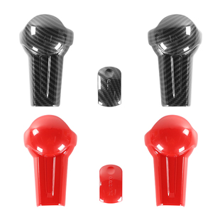 适用于15-24福特野马内饰改装mustang中控全包档把头碳纤装饰配件