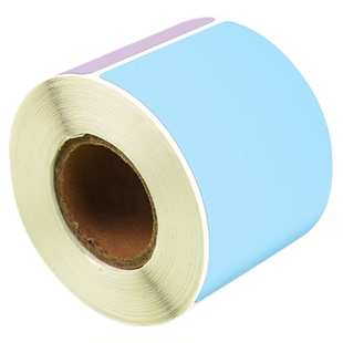 彩色标签贴纸大号自粘标签纸口取纸标签贴不干胶便利贴空白可手写名字姓名商品食品水果分类标记贴防水索引贴