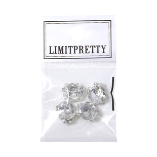 美甲尖底异形堆钻K9肥方长方歪心球钻石水晶饰品网红爱心指甲装饰