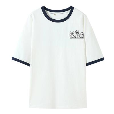 夏季短袖T恤女学生POLO衫套装