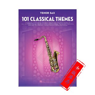经典主题曲 101首高音萨克斯独奏 海伦德原版乐谱书 101 Classical Themes for Tenor Saxophone HL00155319
