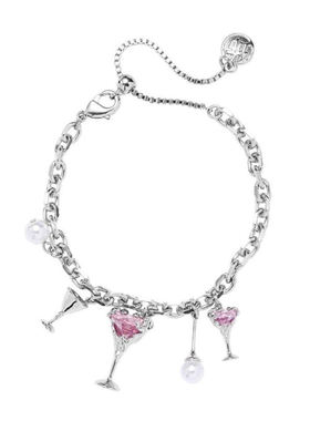 QG原创设计高级感小众酒杯手链女生甜酷风个性潮冷淡风时尚珍珠