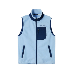 诺帝卡儿童摇粒绒马甲男童2026新款春装女童外穿内搭背心女孩外套