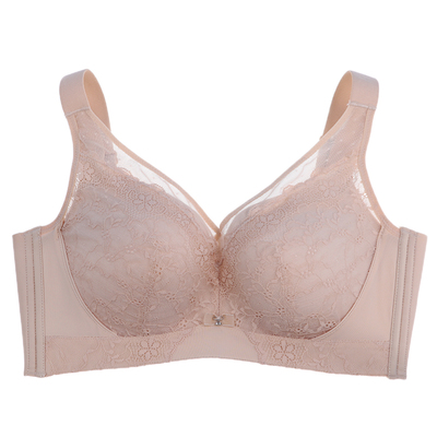 奴芝无钢圈大胸显小无磁D杯文胸