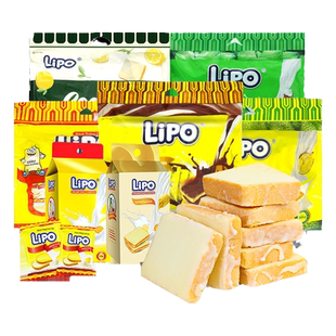 lipo面包干早餐饼干年货办公室吃货解馋小零食休闲食品小吃
