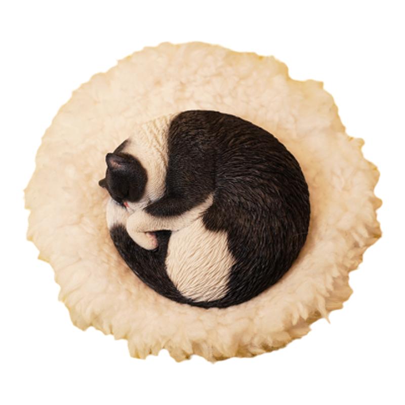 嗜睡猫模型睡觉猫汽车摆件猫手办