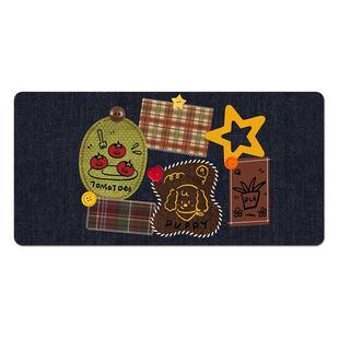 花间词创意拼接鼠标垫桌垫办公超大女桌面办公家用滑鼠垫键盘垫子