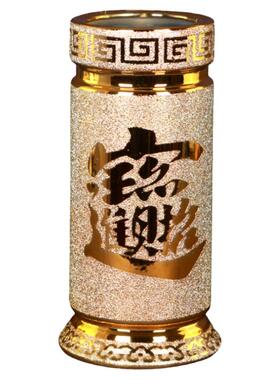 陶瓷招财进宝防潮香筒