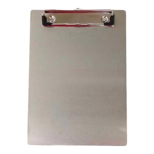 不锈钢文件夹A4北欧风格学生写字垫板多功能抄写板资料夹金属票据夹餐厅酒水夹超薄点菜单子夹神器签字迷你板