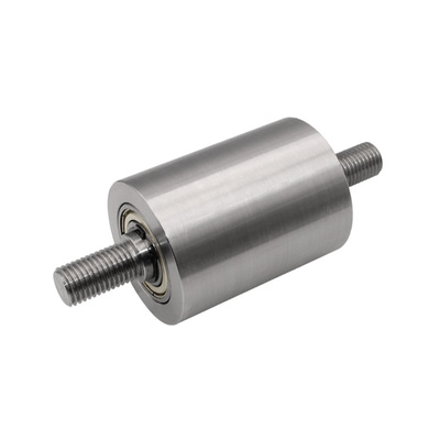 双头牙铁轮双轴承滚筒轴转动顺滑