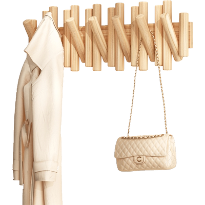 【全网低价】实木衣帽架