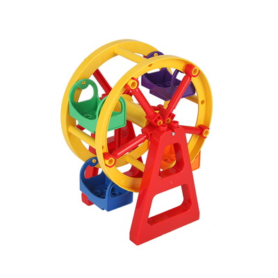 兼容儿童摩天轮货车飞机巴士拼装