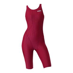 专业鲨鱼皮连体泳衣女款保守速干平角无袖竞速游泳装游泳馆专用