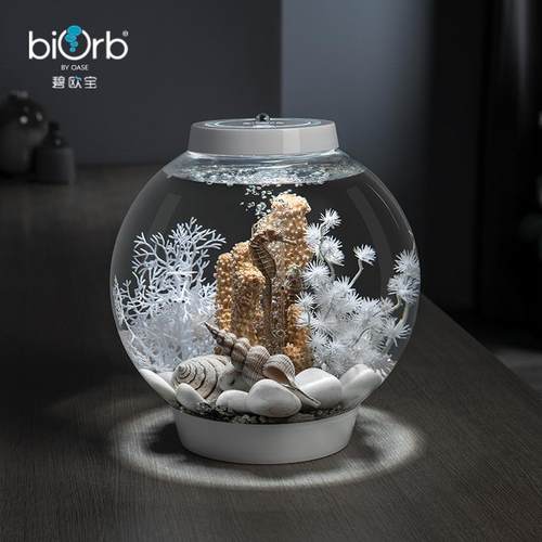 biorb小鱼缸水族箱家用创意桌面小型圆形个性流水装饰造景套餐