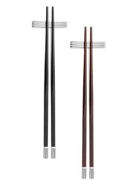 摩登MODERN黑檀红檀尖头高档筷子