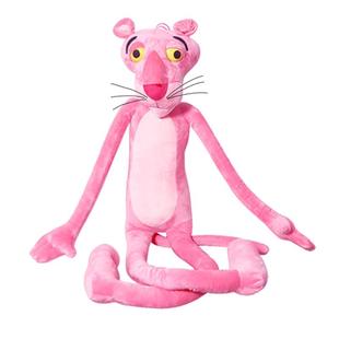 结婚迎接亲游戏道具粉色长腿豹公仔结婚礼堵拦门恶搞整蛊新郎伴郎