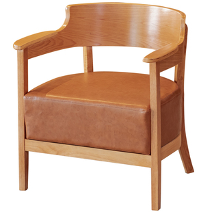 现代实木沙发商用休息区接待酒店大堂美容院店铺接待室洽谈小桌椅