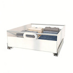 新款耐压加高抽拉式橱柜收纳盒带滑轨分层置物架改造储物箱拖底轨